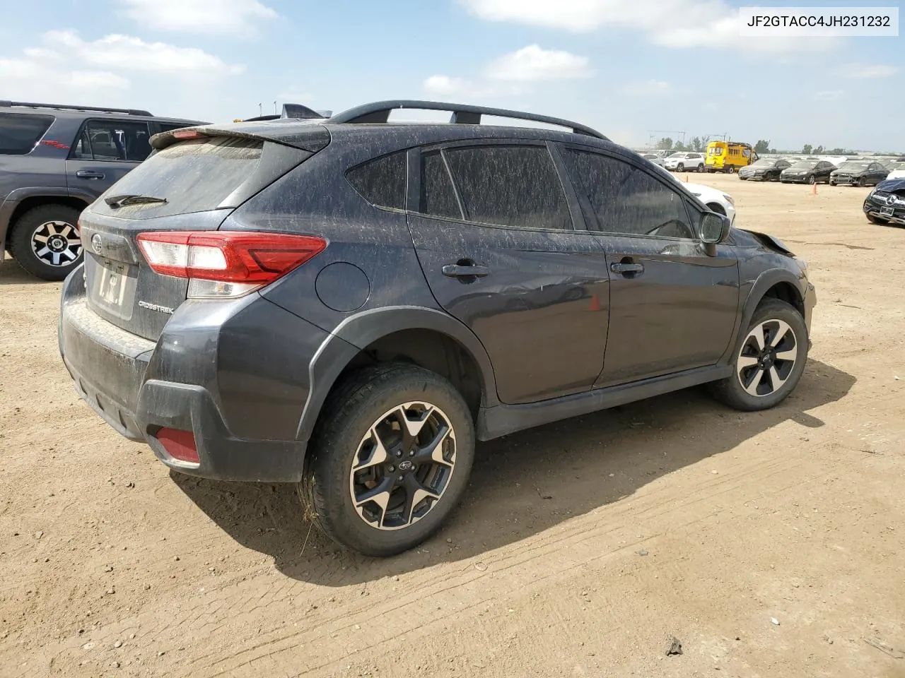 2018 Subaru Crosstrek Premium VIN: JF2GTACC4JH231232 Lot: 58720074