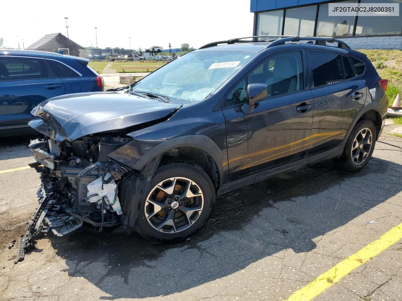 2018 Subaru Crosstrek Premium VIN: JF2GTADC2J8200351 Lot: 59334134