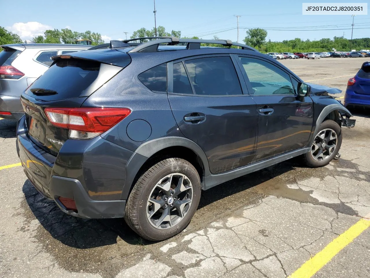 2018 Subaru Crosstrek Premium VIN: JF2GTADC2J8200351 Lot: 59334134