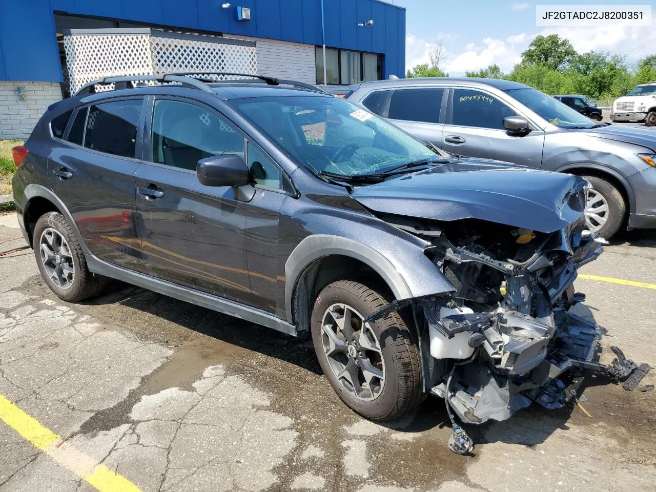 2018 Subaru Crosstrek Premium VIN: JF2GTADC2J8200351 Lot: 59334134