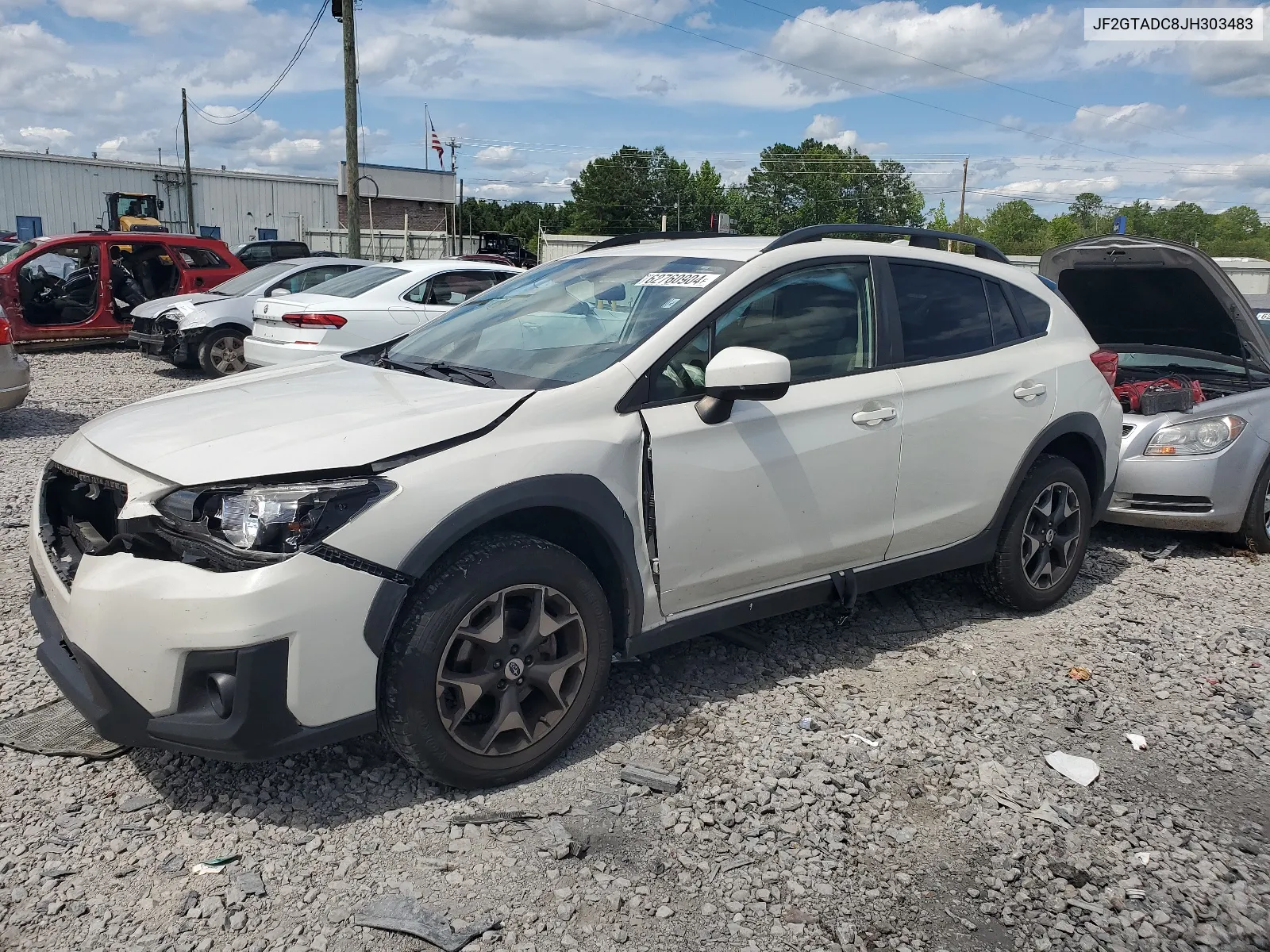 2018 Subaru Crosstrek Premium VIN: JF2GTADC8JH303483 Lot: 62760904