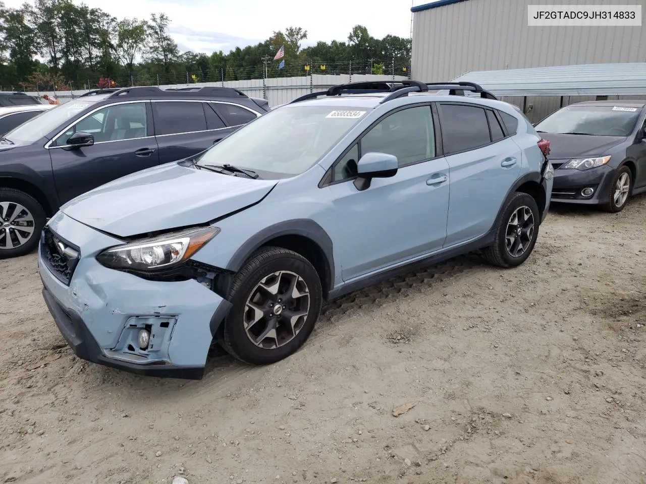 2018 Subaru Crosstrek Premium VIN: JF2GTADC9JH314833 Lot: 65883534