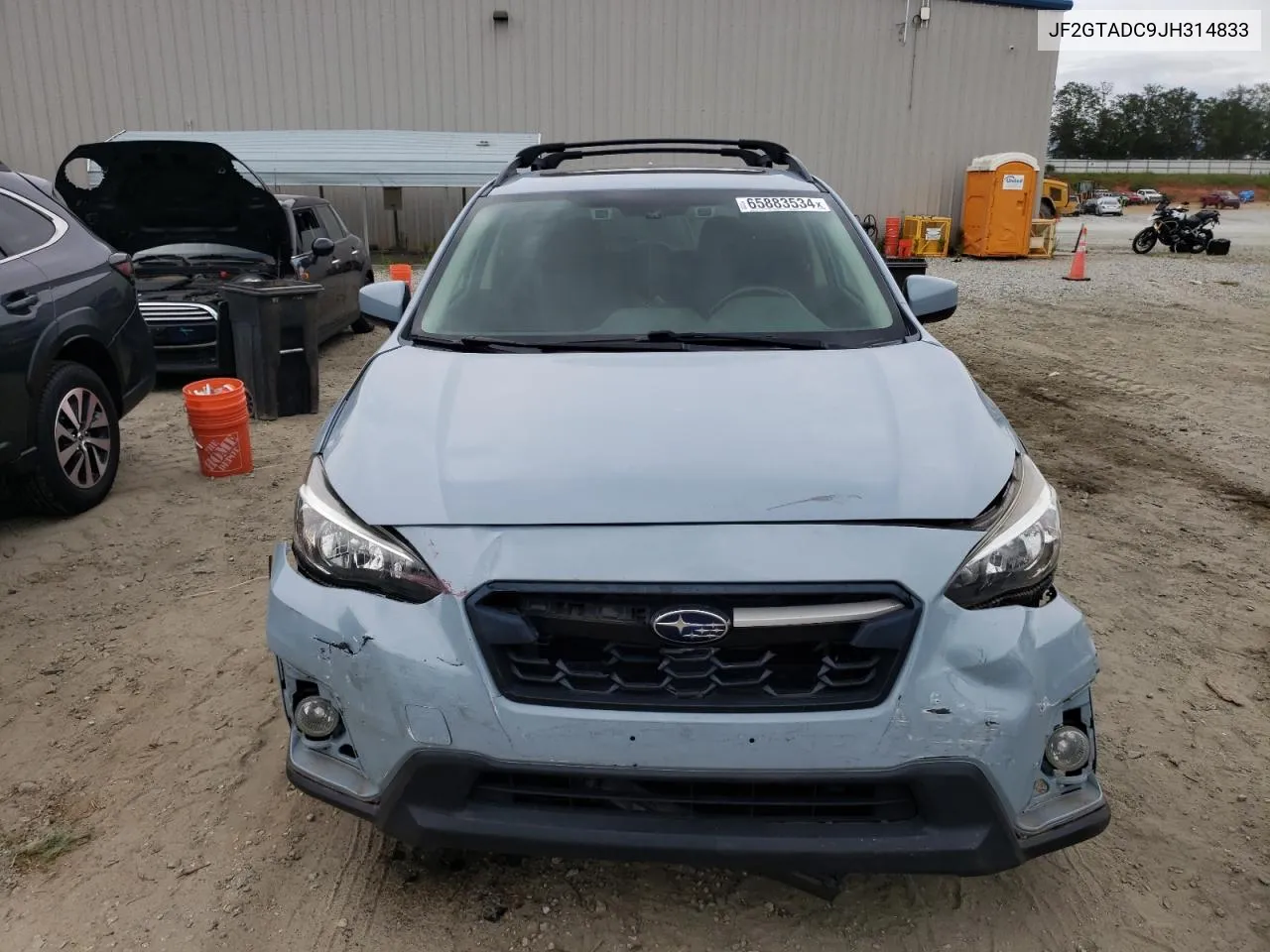 2018 Subaru Crosstrek Premium VIN: JF2GTADC9JH314833 Lot: 65883534