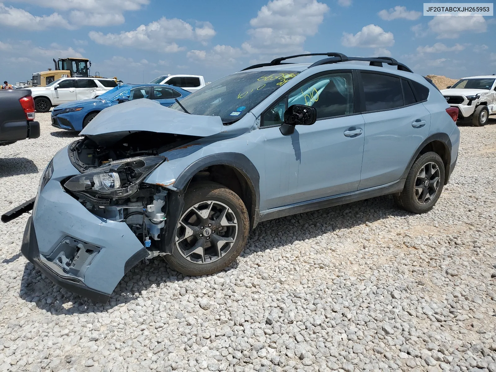 2018 Subaru Crosstrek Premium VIN: JF2GTABCXJH265953 Lot: 66383824