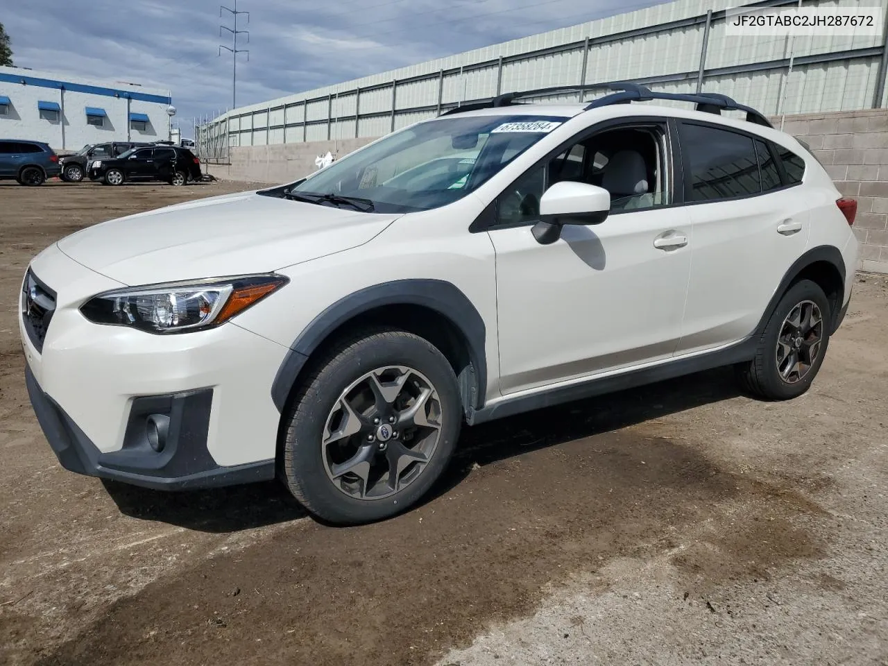 2018 Subaru Crosstrek Premium VIN: JF2GTABC2JH287672 Lot: 67358284