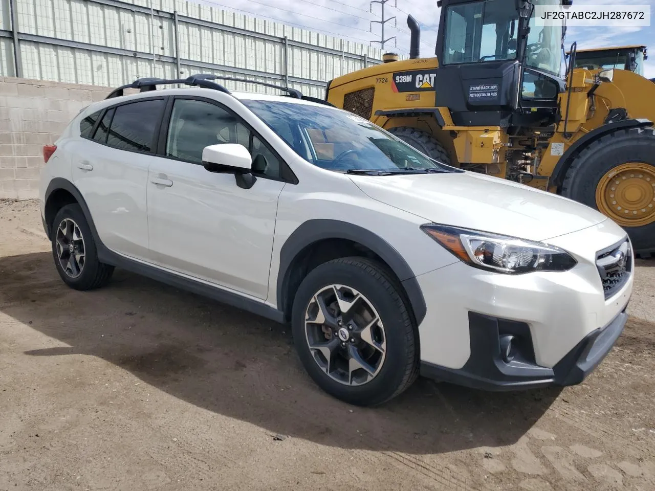 2018 Subaru Crosstrek Premium VIN: JF2GTABC2JH287672 Lot: 67358284