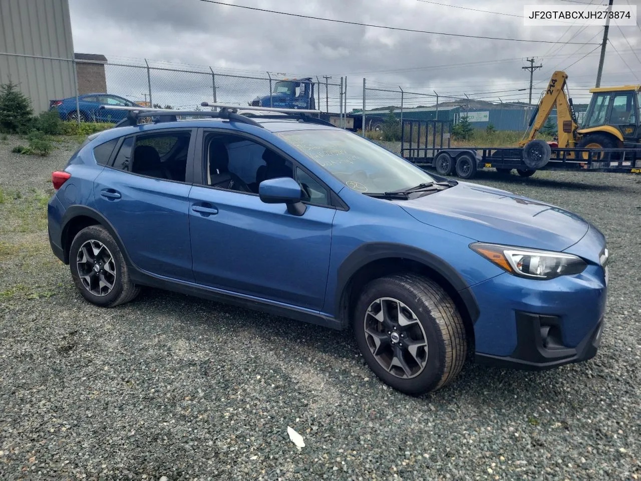 2018 Subaru Crosstrek Premium VIN: JF2GTABCXJH273874 Lot: 67360254