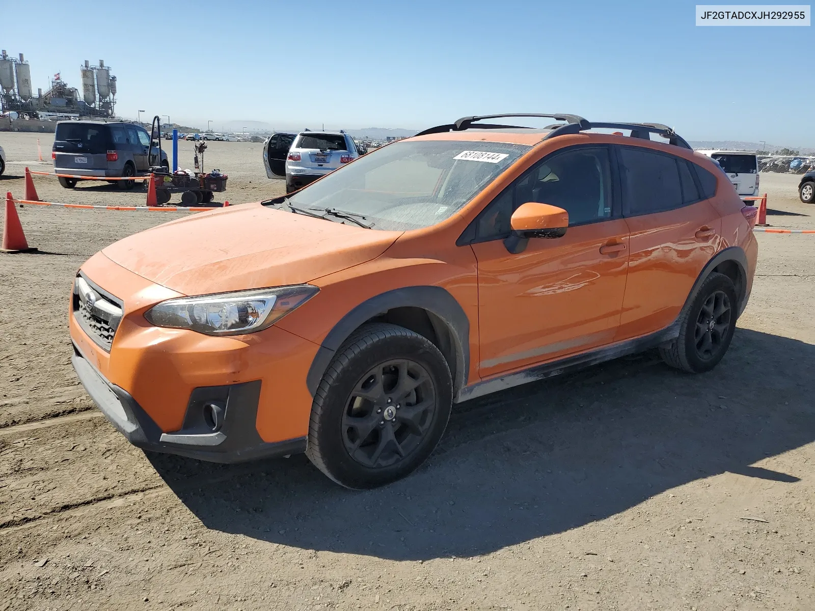 2018 Subaru Crosstrek Premium VIN: JF2GTADCXJH292955 Lot: 68108144