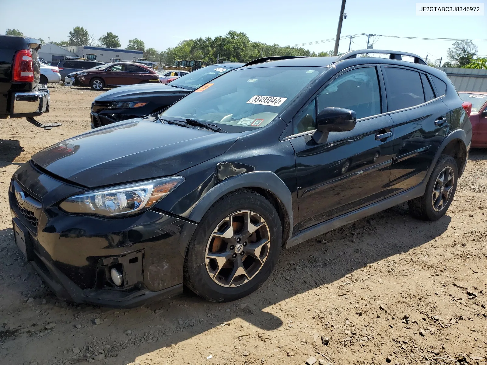 2018 Subaru Crosstrek Premium VIN: JF2GTABC3J8346972 Lot: 68495844