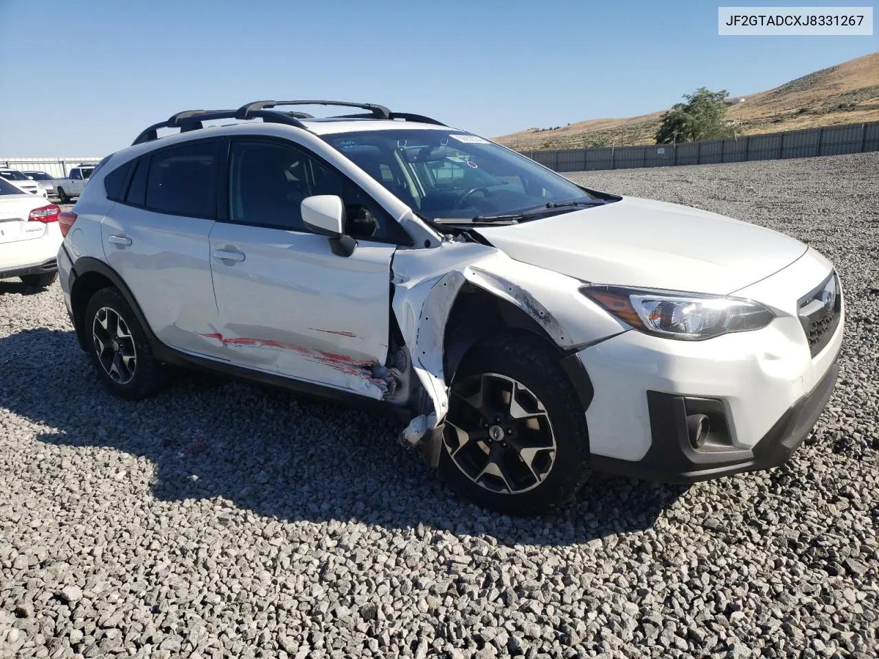 2018 Subaru Crosstrek Premium VIN: JF2GTADCXJ8331267 Lot: 68902004