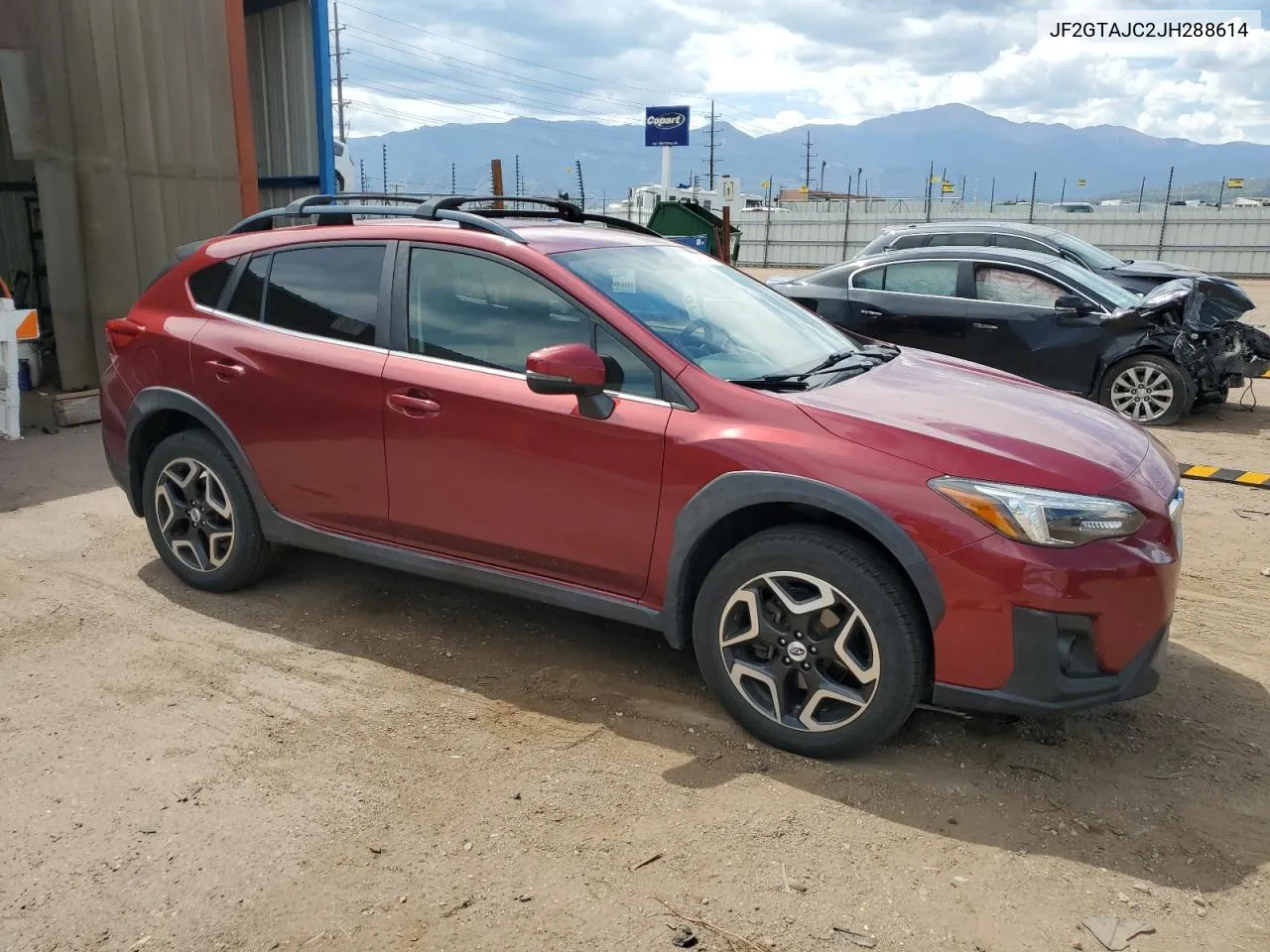 2018 Subaru Crosstrek Limited VIN: JF2GTAJC2JH288614 Lot: 69240734