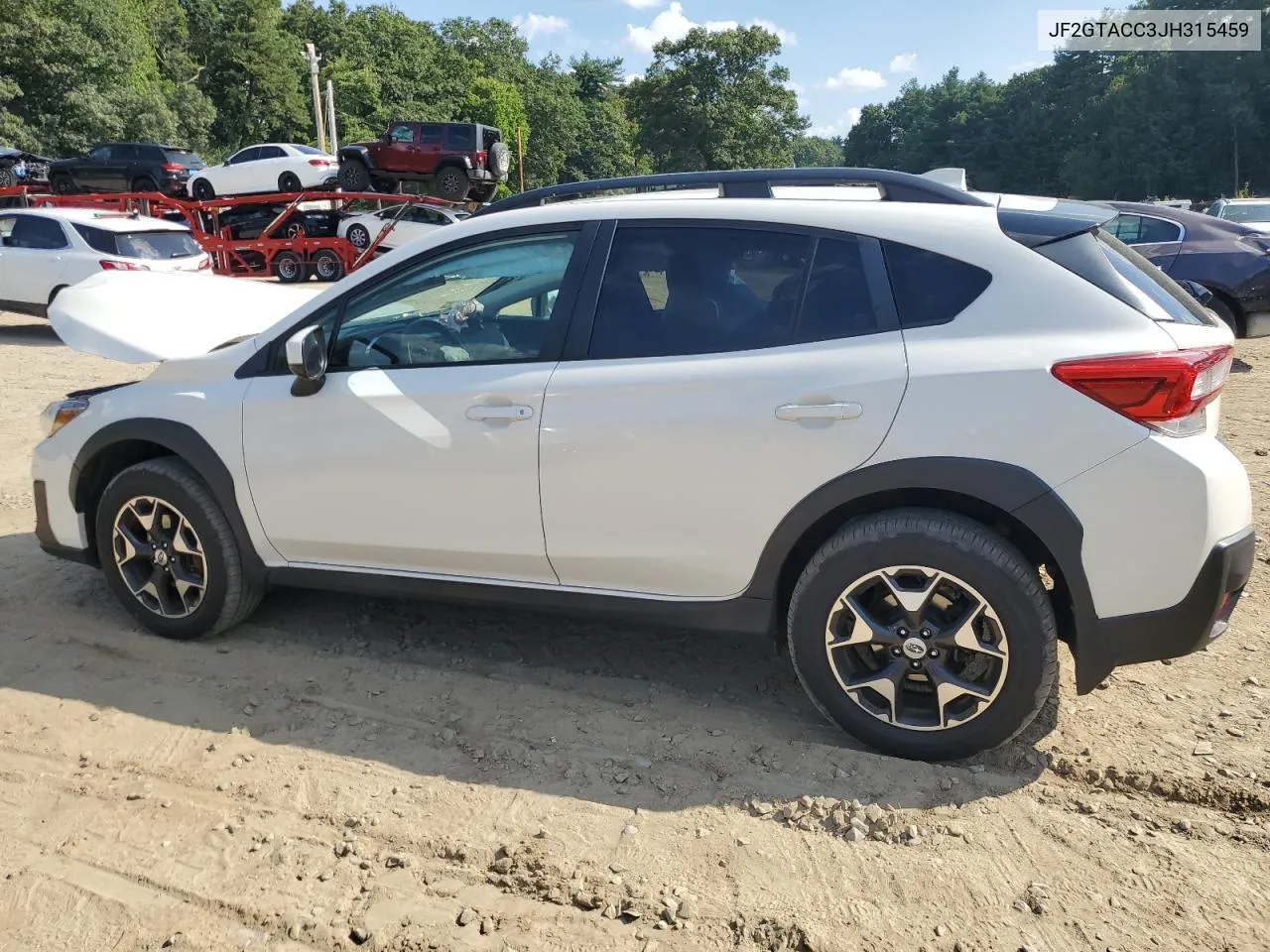 JF2GTACC3JH315459 2018 Subaru Crosstrek Premium