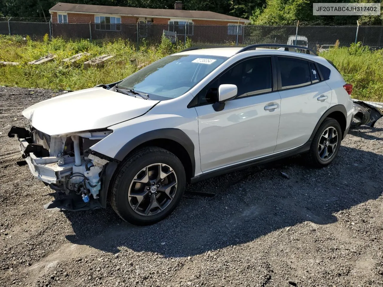 2018 Subaru Crosstrek Premium VIN: JF2GTABC4JH317402 Lot: 70738354