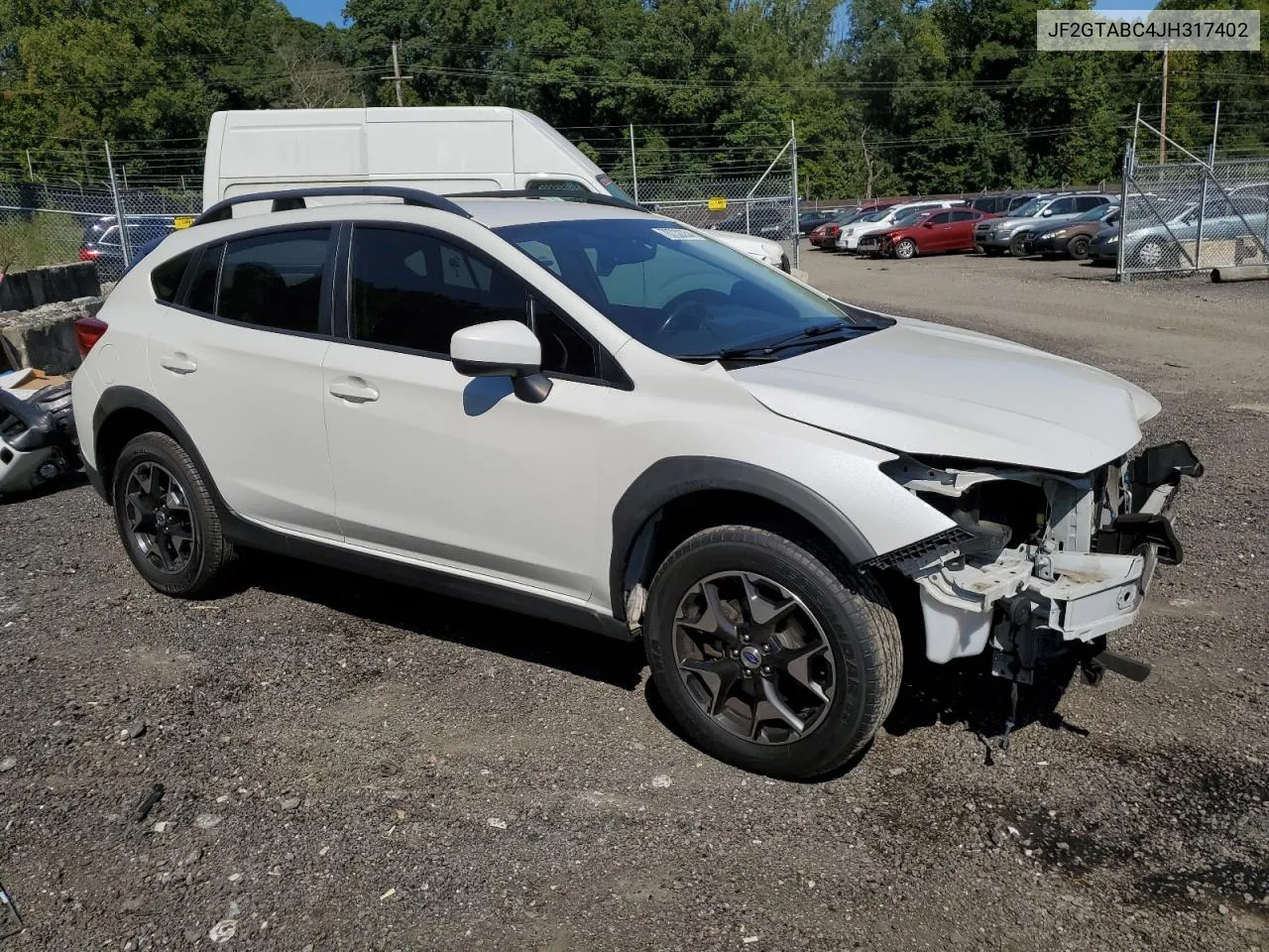 2018 Subaru Crosstrek Premium VIN: JF2GTABC4JH317402 Lot: 70738354