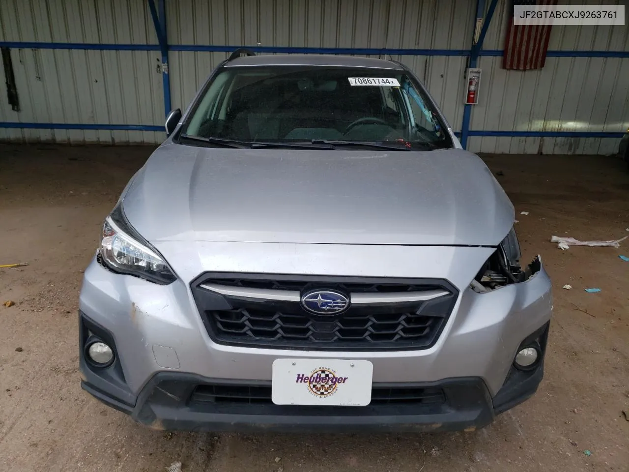 2018 Subaru Crosstrek Premium VIN: JF2GTABCXJ9263761 Lot: 70861744