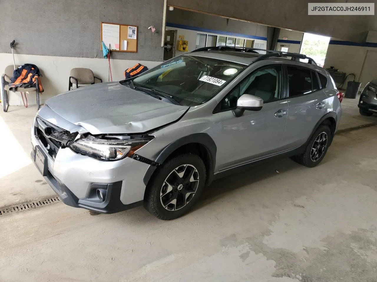 2018 Subaru Crosstrek Premium VIN: JF2GTACC0JH246911 Lot: 71921094