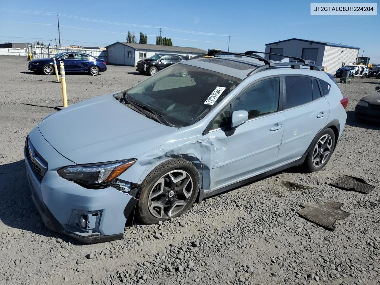 2018 Subaru Crosstrek Limited VIN: JF2GTALC8JH224204 Lot: 72043364