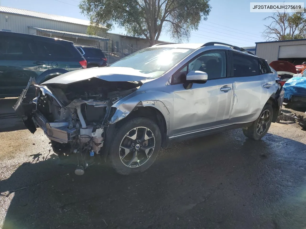 2018 Subaru Crosstrek Premium VIN: JF2GTABC4JH275619 Lot: 72070154