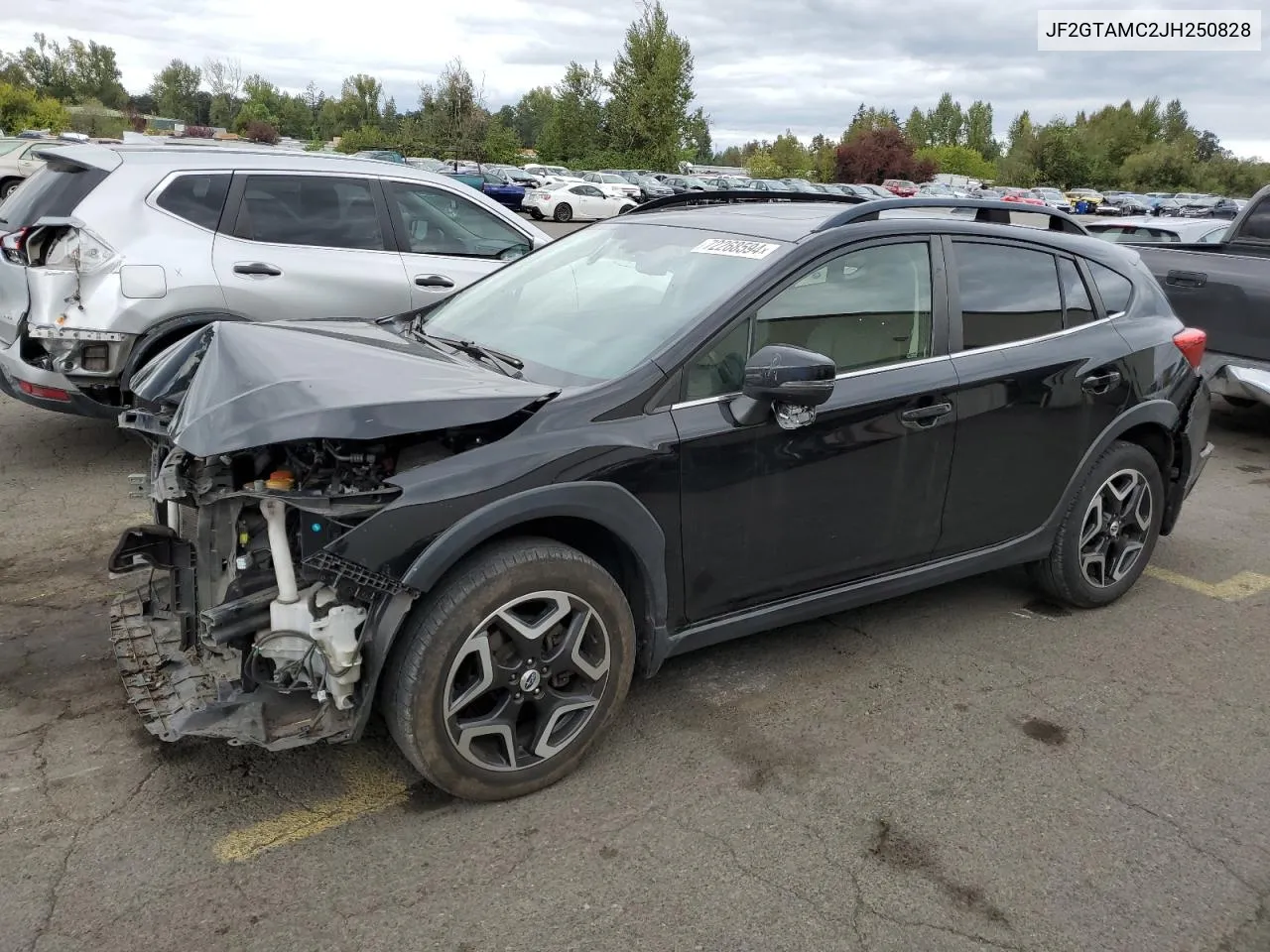 2018 Subaru Crosstrek Limited VIN: JF2GTAMC2JH250828 Lot: 72268594