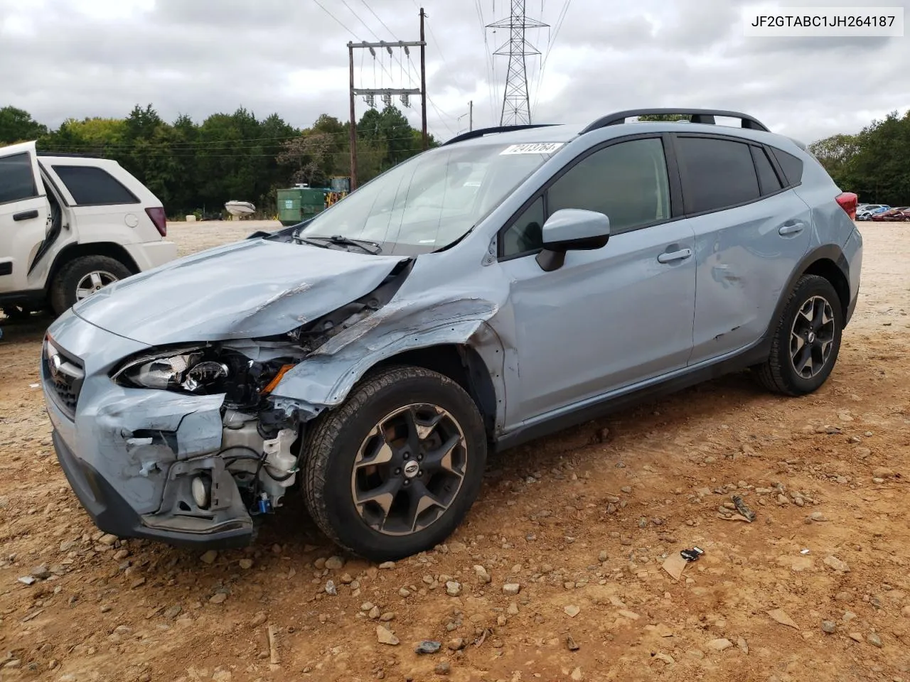 2018 Subaru Crosstrek Premium VIN: JF2GTABC1JH264187 Lot: 72413764