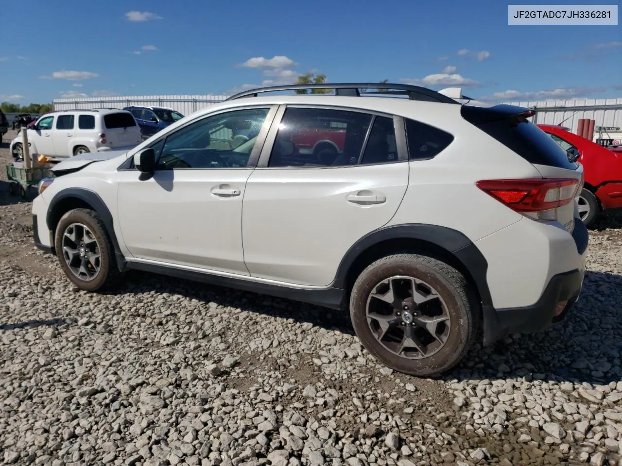 2018 Subaru Crosstrek Premium VIN: JF2GTADC7JH336281 Lot: 72841434