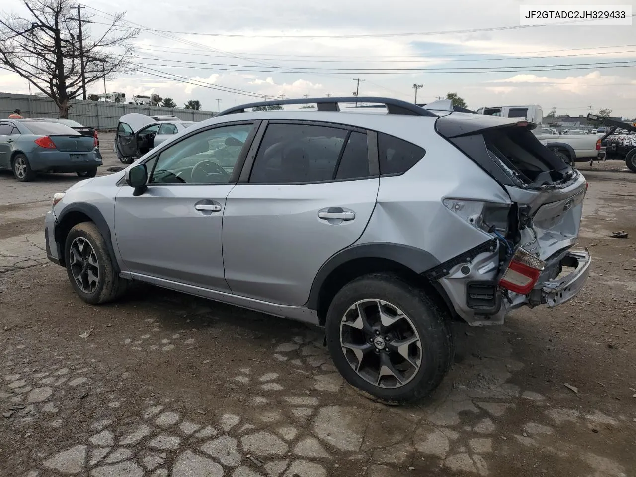 2018 Subaru Crosstrek Premium VIN: JF2GTADC2JH329433 Lot: 72931654