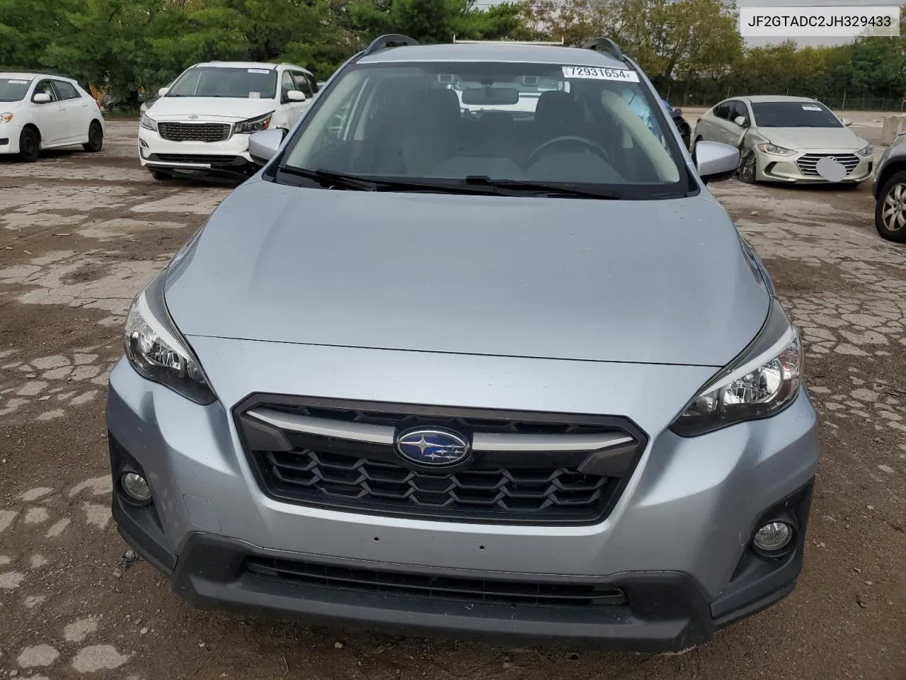 2018 Subaru Crosstrek Premium VIN: JF2GTADC2JH329433 Lot: 72931654