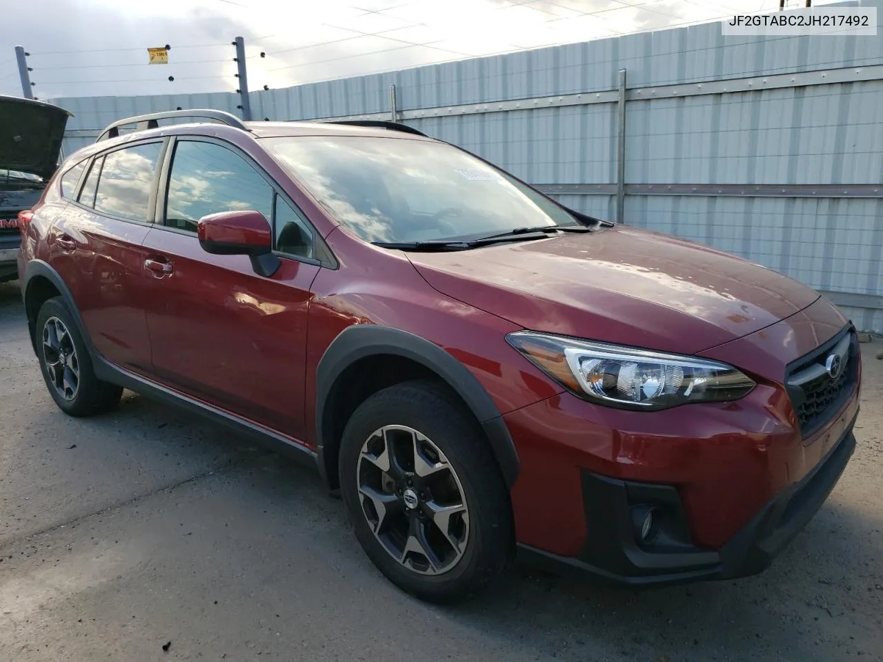 2018 Subaru Crosstrek Premium VIN: JF2GTABC2JH217492 Lot: 72941664