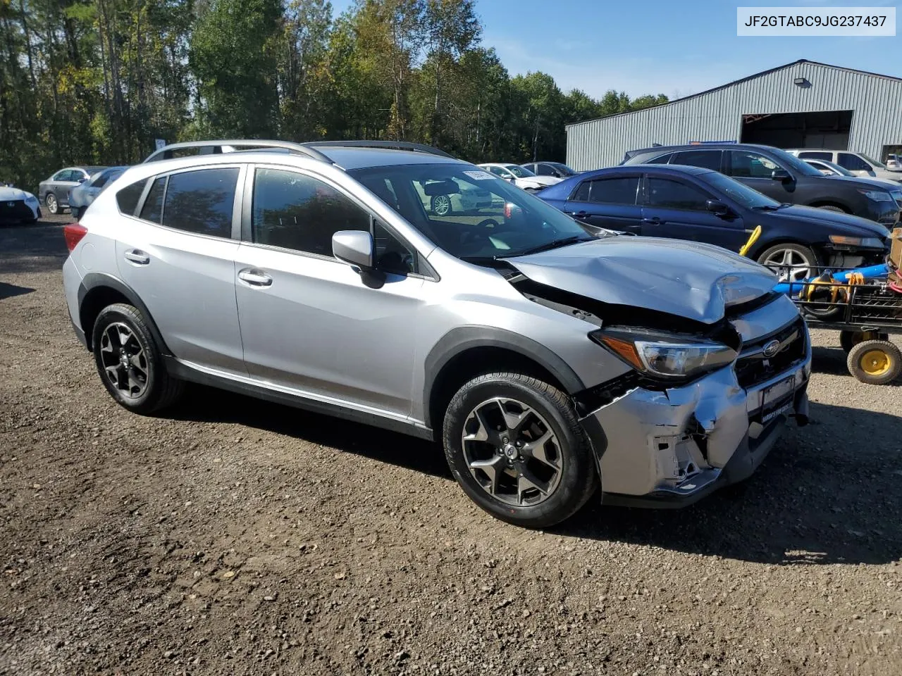 2018 Subaru Crosstrek Premium VIN: JF2GTABC9JG237437 Lot: 72994414