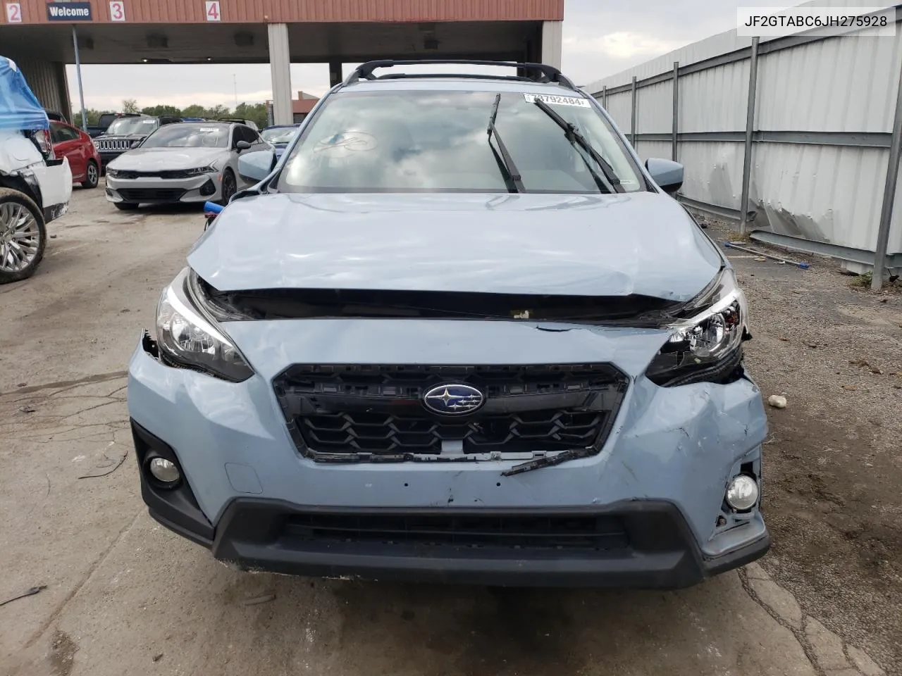 2018 Subaru Crosstrek Premium VIN: JF2GTABC6JH275928 Lot: 73792484