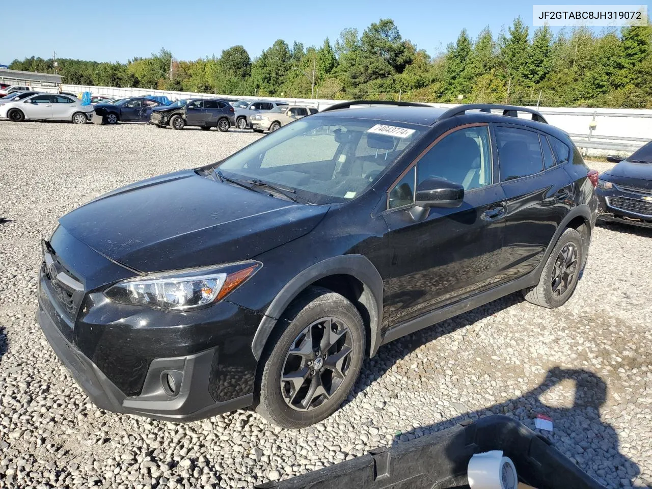 2018 Subaru Crosstrek Premium VIN: JF2GTABC8JH319072 Lot: 74043774