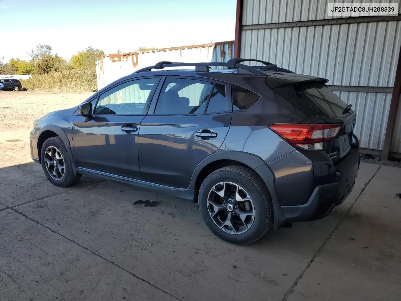 2018 Subaru Crosstrek Premium VIN: JF2GTADC8JH208339 Lot: 74313184