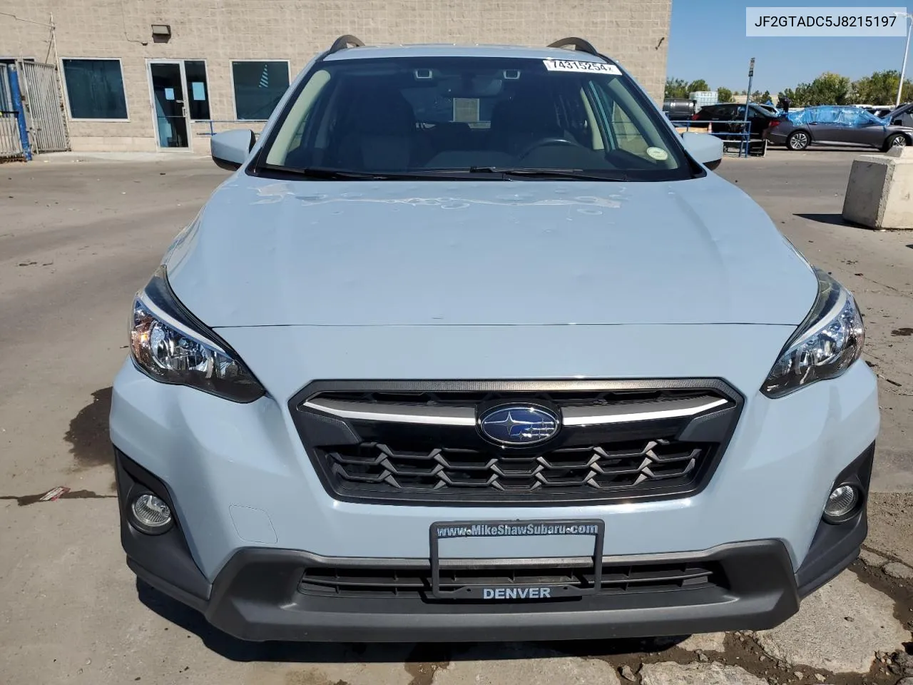 2018 Subaru Crosstrek Premium VIN: JF2GTADC5J8215197 Lot: 74315254