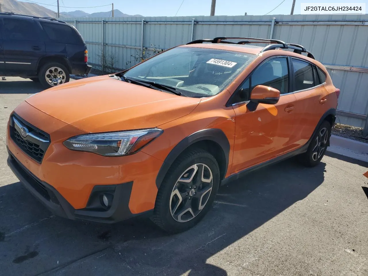 2018 Subaru Crosstrek Limited VIN: JF2GTALC6JH234424 Lot: 74591304