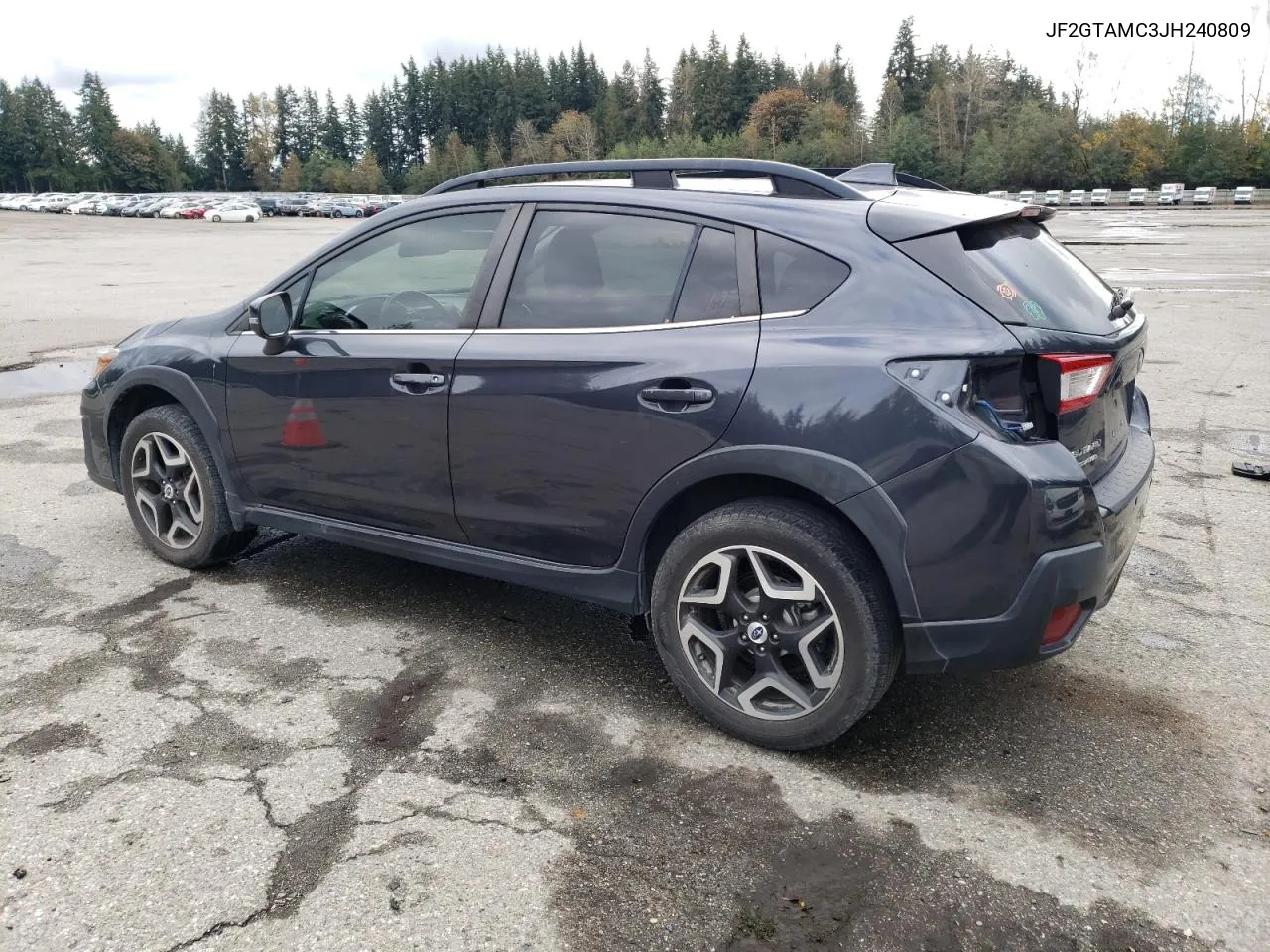 2018 Subaru Crosstrek Limited VIN: JF2GTAMC3JH240809 Lot: 74742084