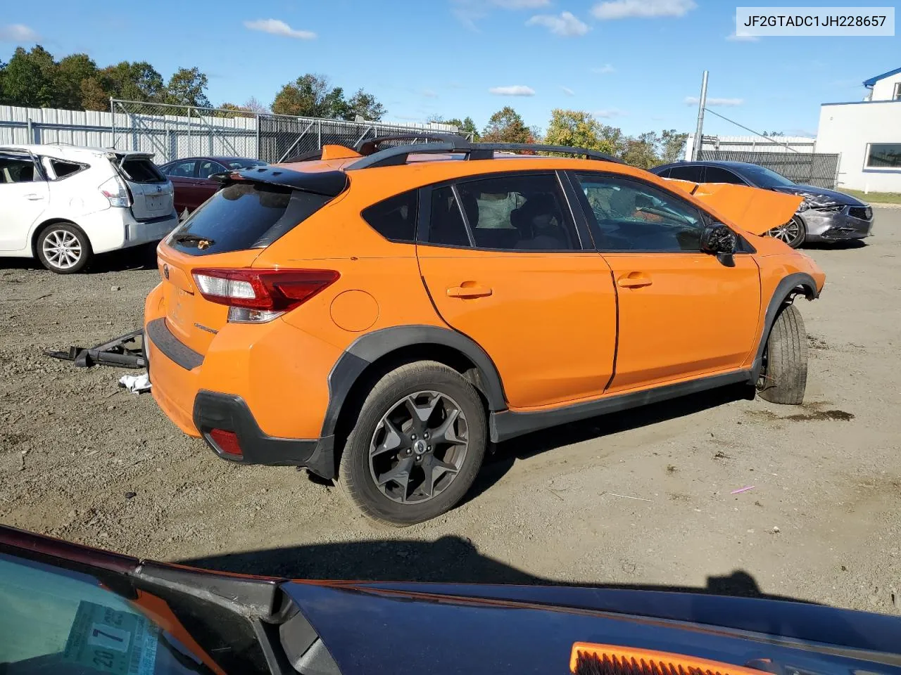 2018 Subaru Crosstrek Premium VIN: JF2GTADC1JH228657 Lot: 74773354