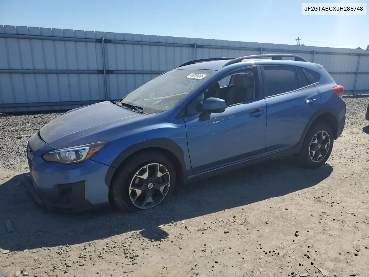 JF2GTABCXJH285748 2018 Subaru Crosstrek Premium