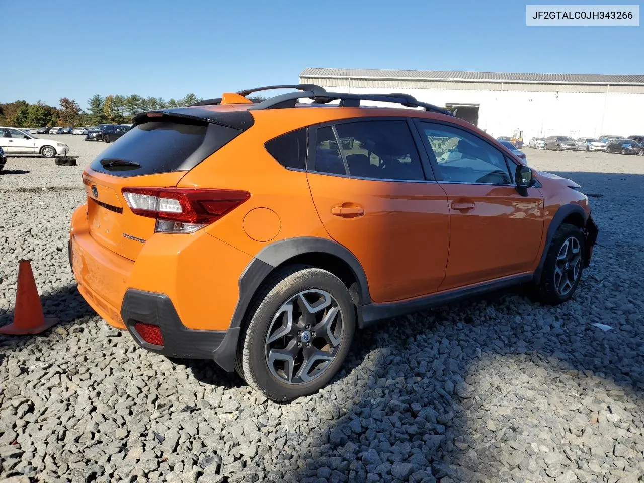 2018 Subaru Crosstrek Limited VIN: JF2GTALC0JH343266 Lot: 75085924