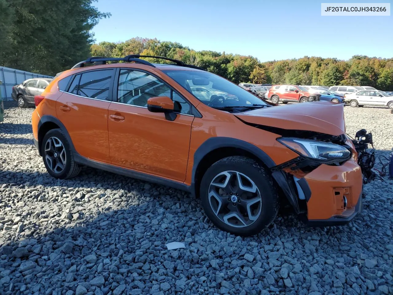 2018 Subaru Crosstrek Limited VIN: JF2GTALC0JH343266 Lot: 75085924