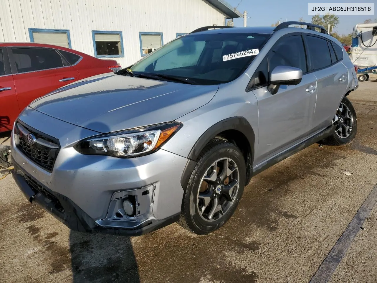 2018 Subaru Crosstrek Premium VIN: JF2GTABC6JH318518 Lot: 75765294