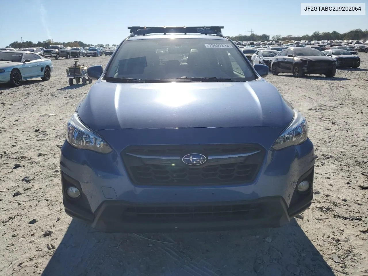 2018 Subaru Crosstrek Premium VIN: JF2GTABC2J9202064 Lot: 75897824