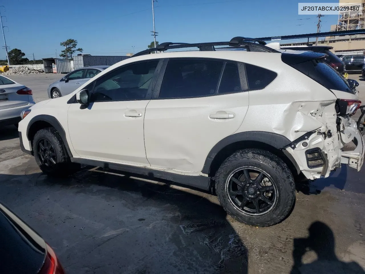 2018 Subaru Crosstrek Premium VIN: JF2GTABCXJG259480 Lot: 76372634