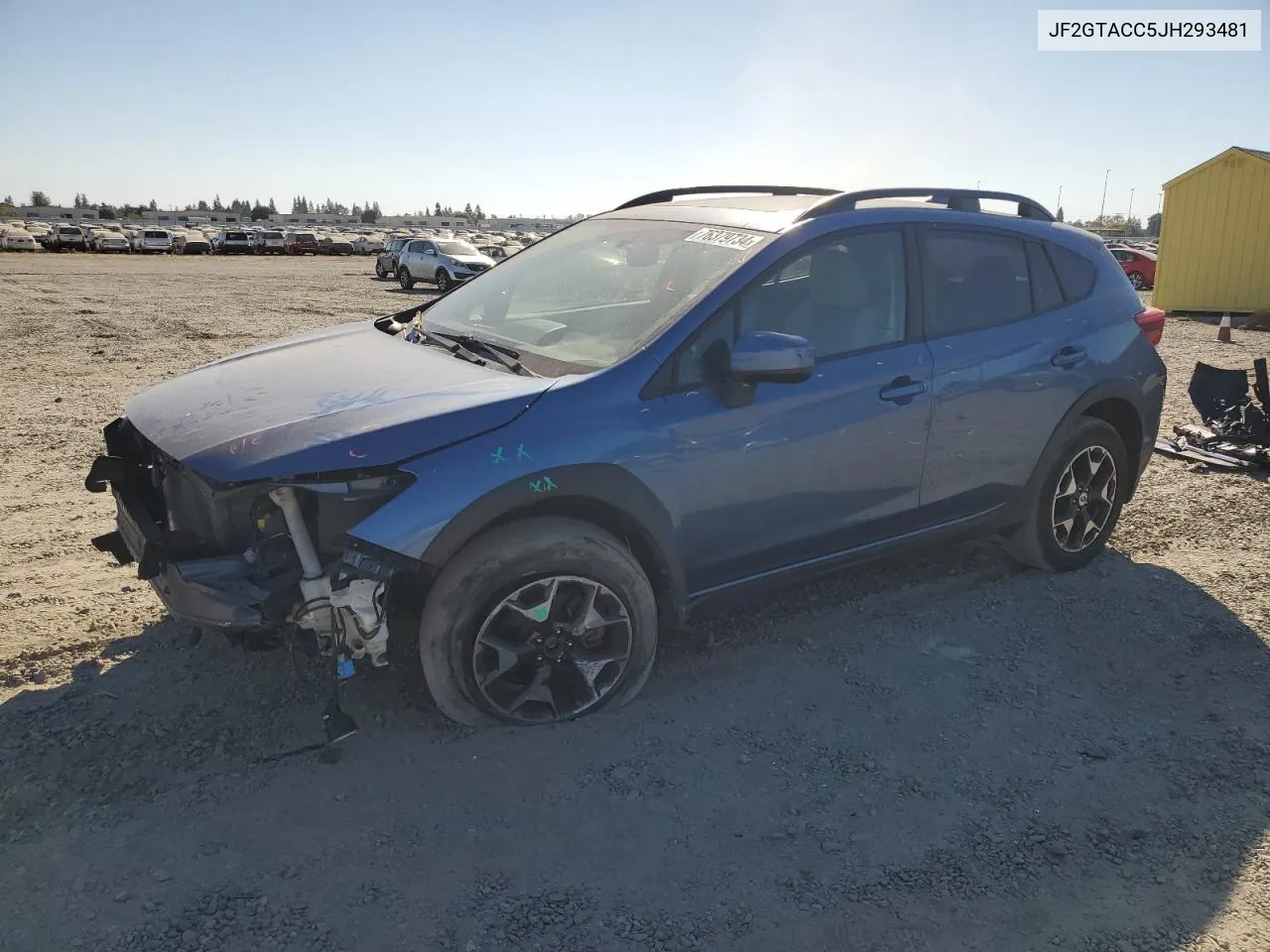 2018 Subaru Crosstrek Premium VIN: JF2GTACC5JH293481 Lot: 76379734