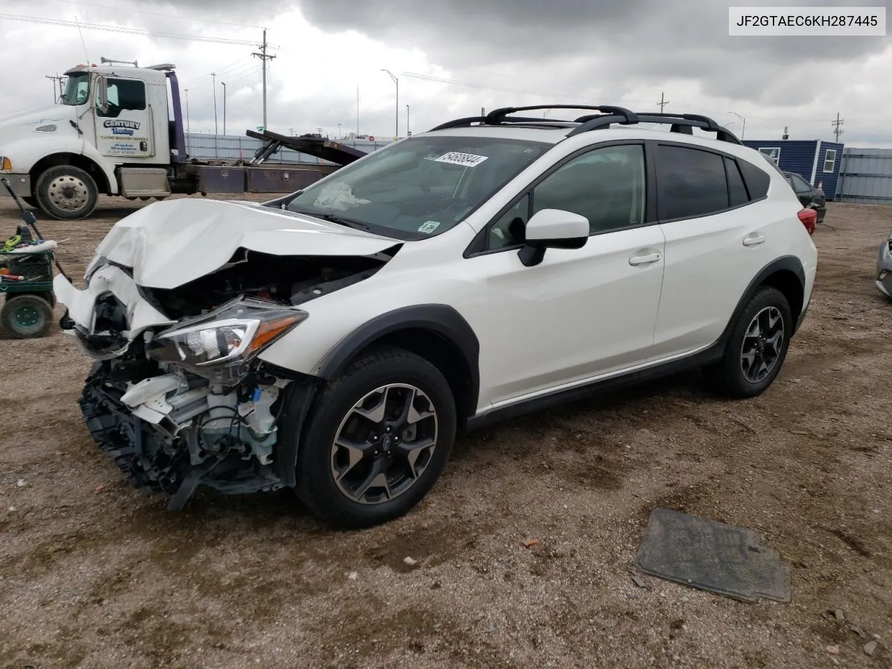 2019 Subaru Crosstrek Premium VIN: JF2GTAEC6KH287445 Lot: 54608844