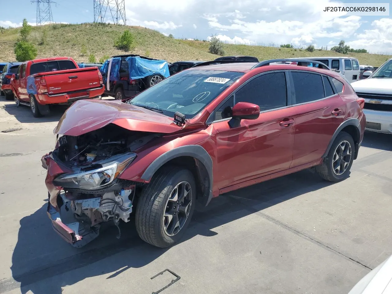 2019 Subaru Crosstrek Premium VIN: JF2GTACC6KG298146 Lot: 58887824