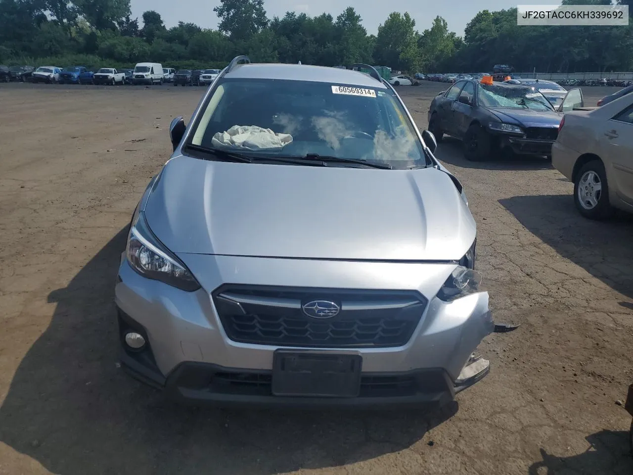 2019 Subaru Crosstrek Premium VIN: JF2GTACC6KH339692 Lot: 60569314