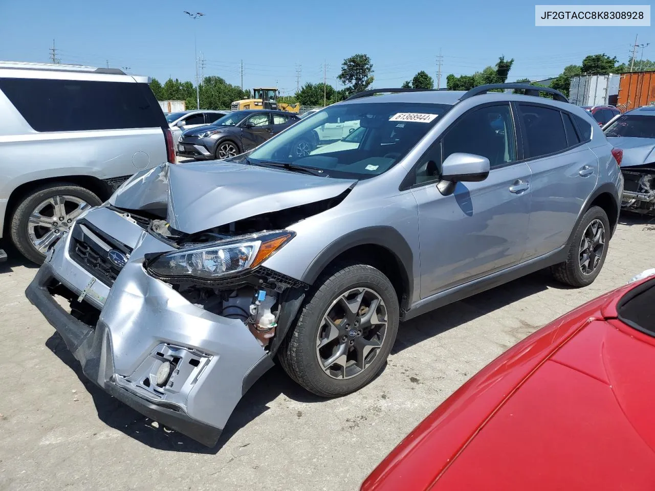 2019 Subaru Crosstrek Premium VIN: JF2GTACC8K8308928 Lot: 61368944