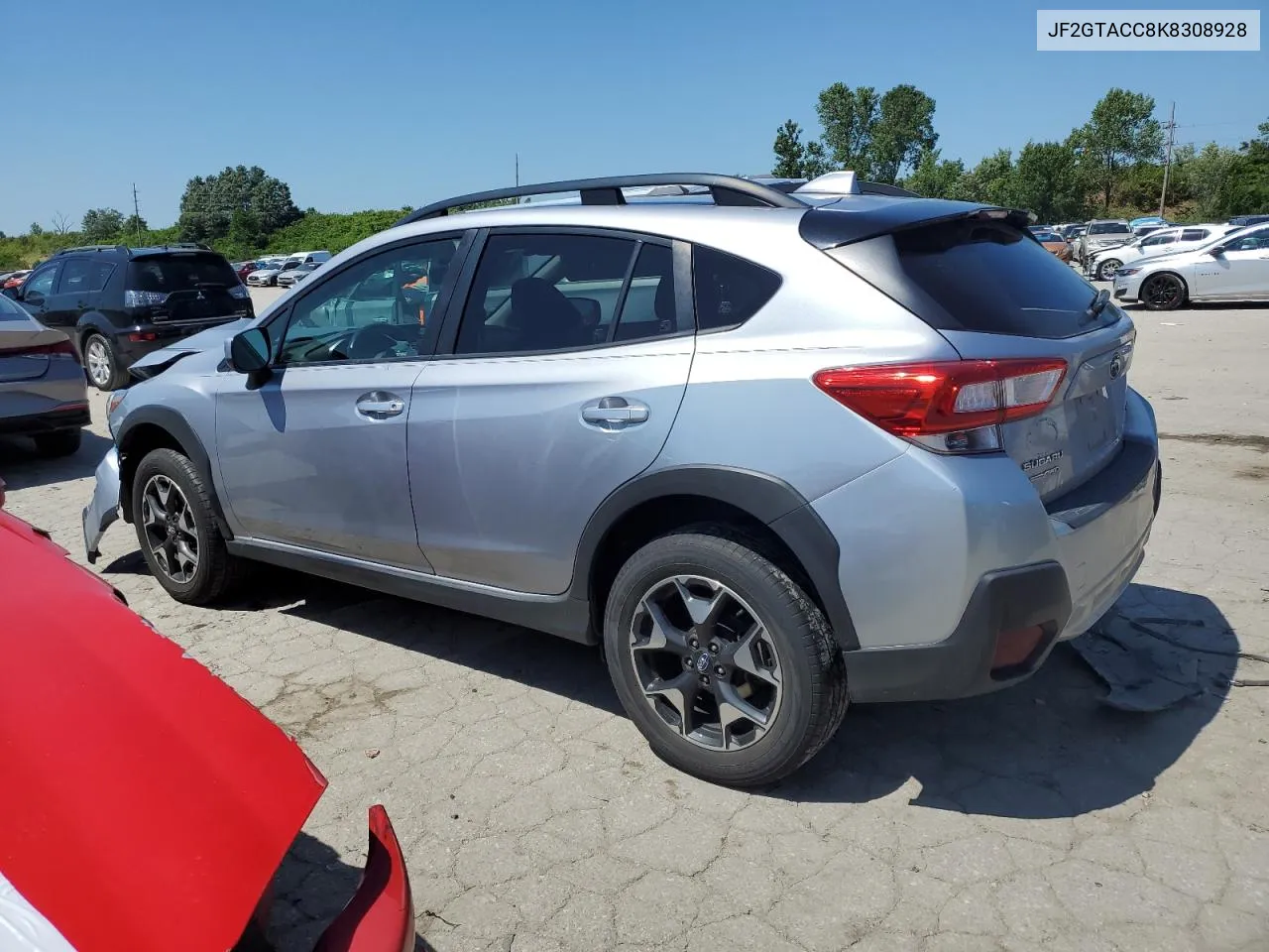 2019 Subaru Crosstrek Premium VIN: JF2GTACC8K8308928 Lot: 61368944