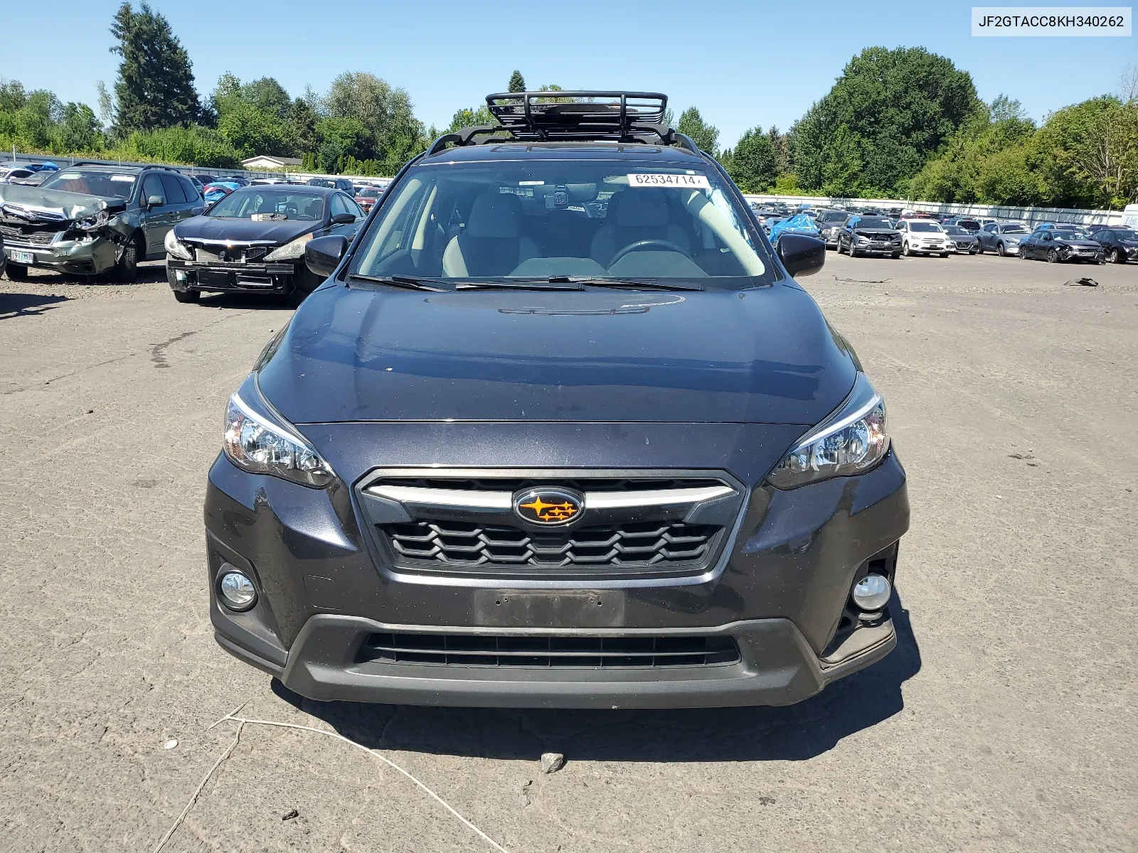 2019 Subaru Crosstrek Premium VIN: JF2GTACC8KH340262 Lot: 62534714