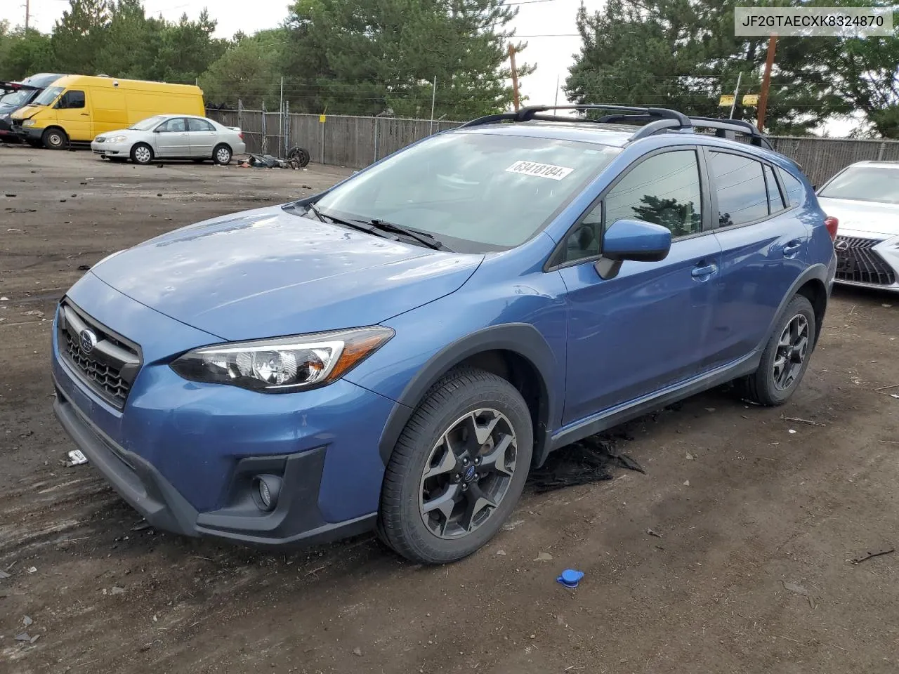 2019 Subaru Crosstrek Premium VIN: JF2GTAECXK8324870 Lot: 63418184